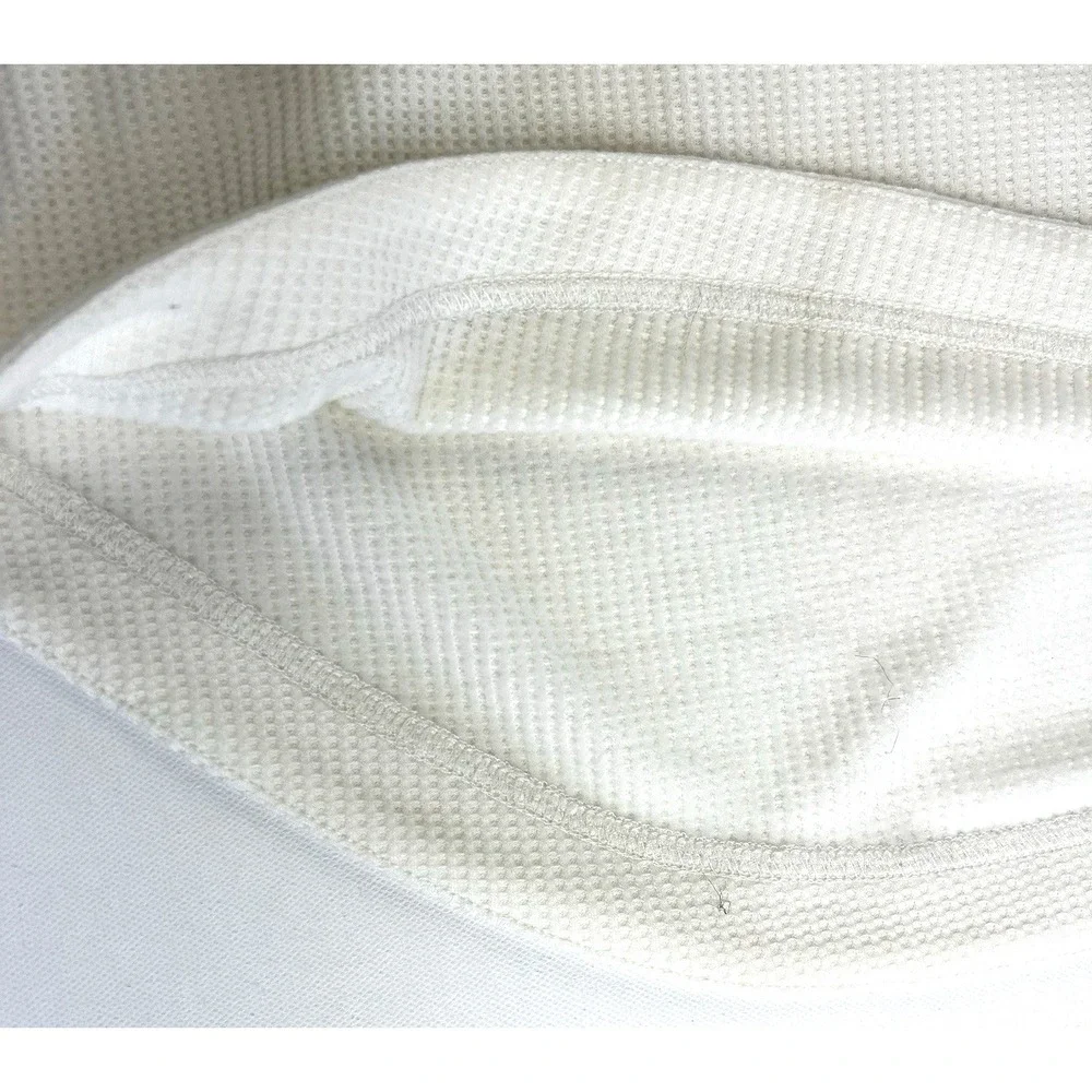 NWT Lou & Grey cowl neck waffle knit leisure wear comfort fit cream size‎ L